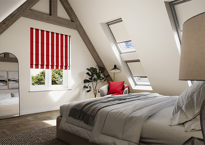 The British Stripe Co. Henry, London No.1 - Twist&Fit Roman Blind - Image 7